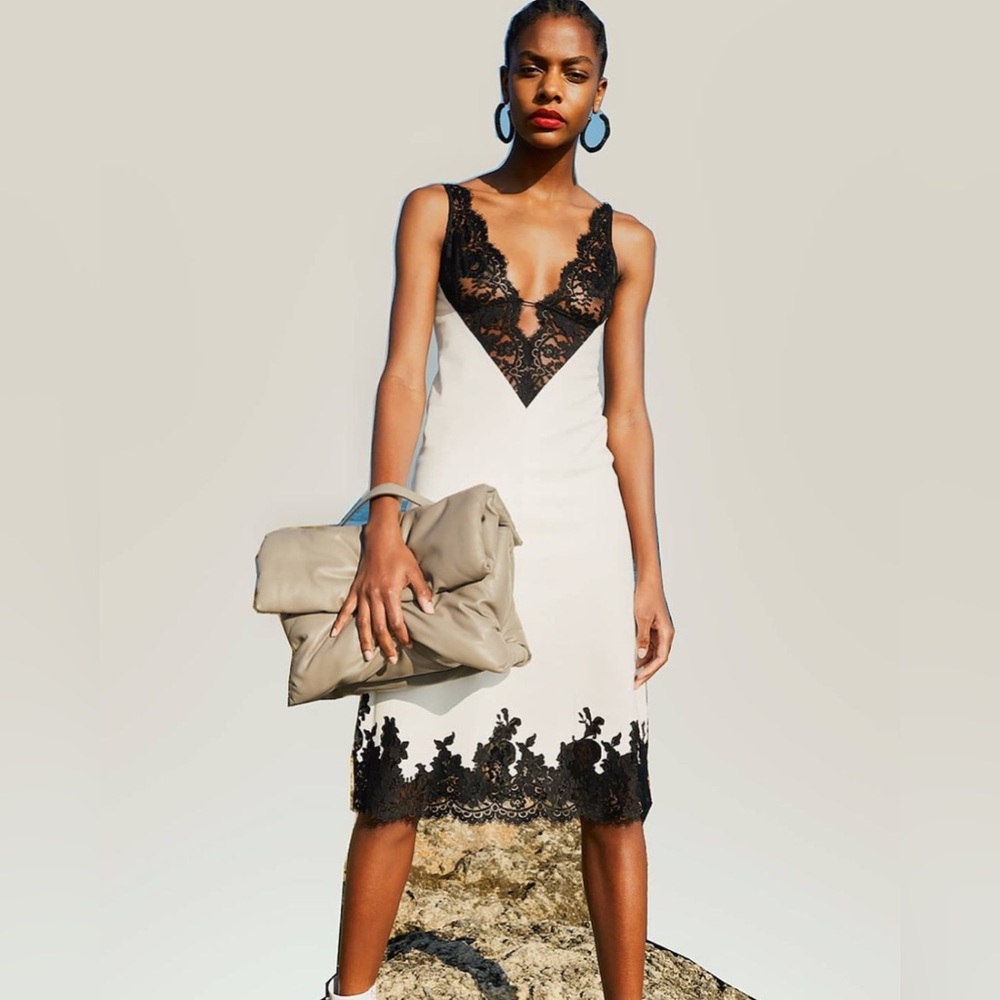 Celine Iconic Phoebe Philo Spring 2016 Lace Slip Dress, NWT